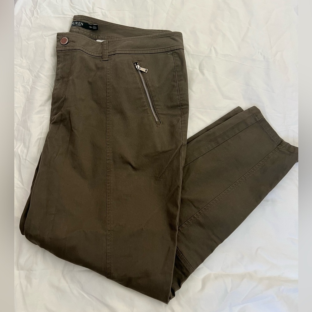 Ralph Lauren Khaki Slim Fit Cargo Chino Pants
